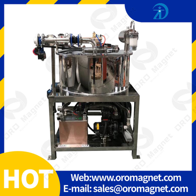 Type humide séparateur magnétique de haute machine magnétique efficace de séparateur approprié à la pâte chimique de boue en céramique