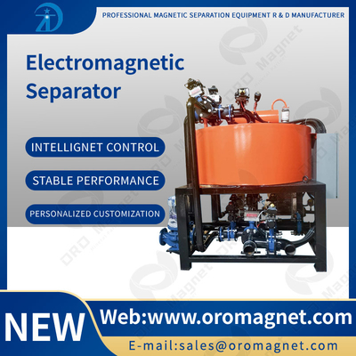 Séparateur de minerai magnétique à haute intensité Pour séparateur magnétique Efficace Slurry céramique à basse énergie