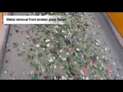 séparateur de courant de tourbillon pour flocons de verre brisés