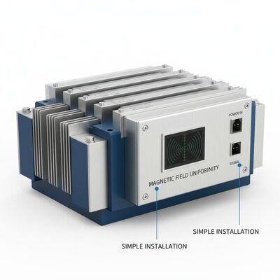 Séparateur magnétique à forte résistance magnétique à forte pente assurant une distribution uniforme du champ magnétique et une installation simple pour l'industrie