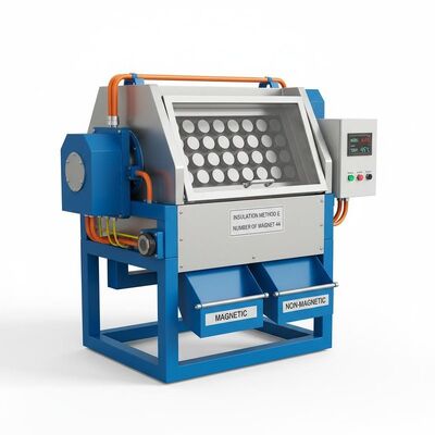 Nombre d'aimants 44 Séparateur électromagnétique Mode de fonctionnement automatique Caractéristique Méthode d'isolation E Pour la séparation des matériaux magnétiques