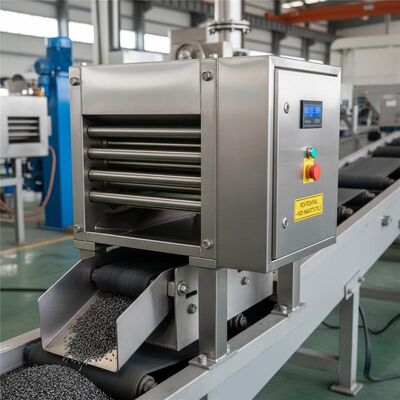 Séparateur magnétique permanent en acier inoxydable fonctionnant à 380 V de tension pour éliminer le fer dans les environnements industriels