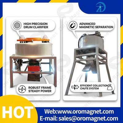 Machine de séparation magnétique à bobine de cuivre offrant des performances stables et une fréquence de 50 à 60 Hz Idéal pour les tâches de séparation magnétique