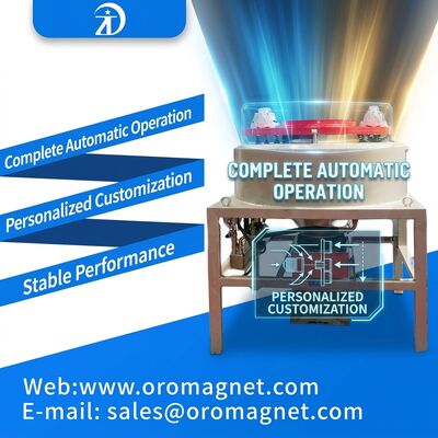 Machine de séparation magnétique 50 60 Hz dotée d'un matériau en bobine de cuivre et d'une capacité de 5 10 T H Conçue pour la séparation du matériau magnétique