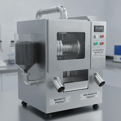 99.9 Machine de séparation magnétique conçue pour l'alimentation Taille 0-1,2 mm Taille du matériau 83-5000 μm Opérations de séparation magnétique
