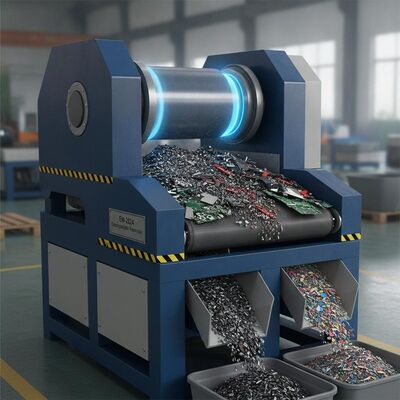 EM-2024 Séparateur électromagnétique Séparation magnétique des matériaux Applications de recyclage minier axées sur le tri des matériaux