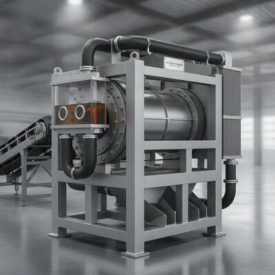 Séparateur magnétique sec personnalisable Parfait pour l'usine de traitement du minerai de fer Processus de séparation magnétique
