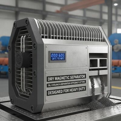 Température de fonctionnement -20°C à 60°C Séparateur magnétique sec offrant un refroidissement et une efficacité de séparation de l'huile allant jusqu'à 99% Conçu pour les travaux lourds