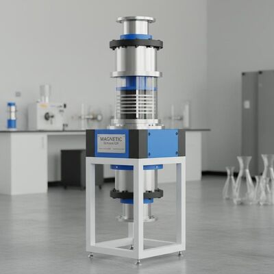 Séparateur Magnétique à Haute Intensité et Haut Gradient Présentant une Installation Simple et une Direction de Champ Magnétique Verticale pour la Séparation