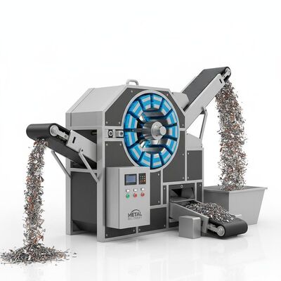 Magnés de néodyme Séparateur électromagnétique avec une force de champ magnétique de 0,5 à 1,5 Tesla et méthode d'isolation E idéale pour la récupération des métaux