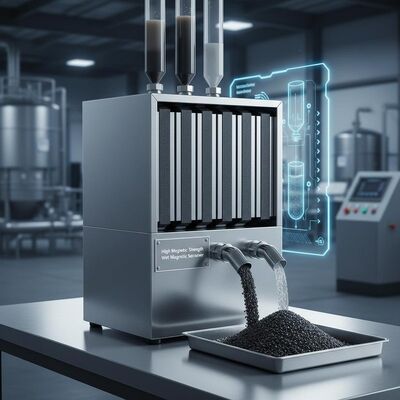 Separateur magnétique à plaque humide à haute résistance magnétique idéal pour les applications de séparation et de récupération de minéraux dans le traitement industriel