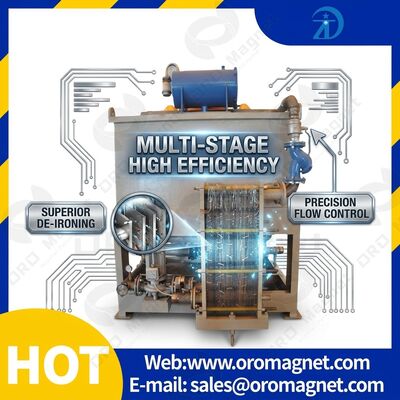 Capacité de l'équipement de séparation magnétique de 150 kg 1 à 10 tonnes par heure Installation Conseils techniques prenant en charge la récupération des matériaux
