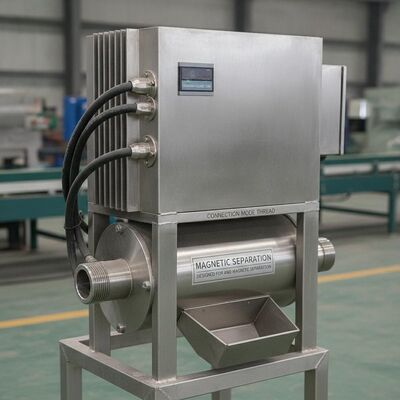Refroidissement naturel Auto Fer Déchargement Séparateur magnétique permanent Voltage de travail 380V Mode de connexion fil Conçu pour et séparation magnétique