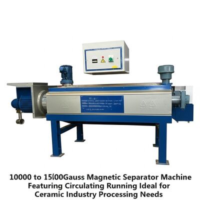 Machine à séparateur magnétique de 10000 à 15000 Gauss dotée d'une circulation idéale pour les besoins de traitement de l'industrie céramique