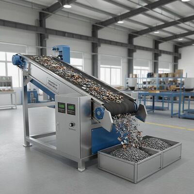 Séparation des métaux ferreux des matériaux non métalliques Séparateur électromagnétique avec une intensité de champ magnétique de 0,5 à 1,5 Tesla pour le tri