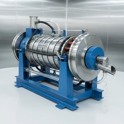 Isolation catégorie E Séparateur magnétique humide à installation horizontale ou inclinée Idéal pour le traitement des matériaux