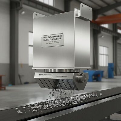 Séparateur magnétique permanent de haut niveau avec matériau de boîtier en acier inoxydable et courant nominal