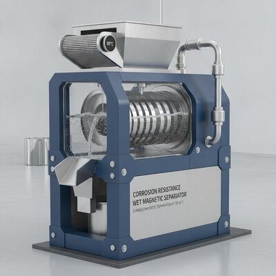Résistance à la corrosion Séparateur magnétique humide Conçu pour des températures allant jusqu'à 80 °C Offrant une séparation magnétique durable